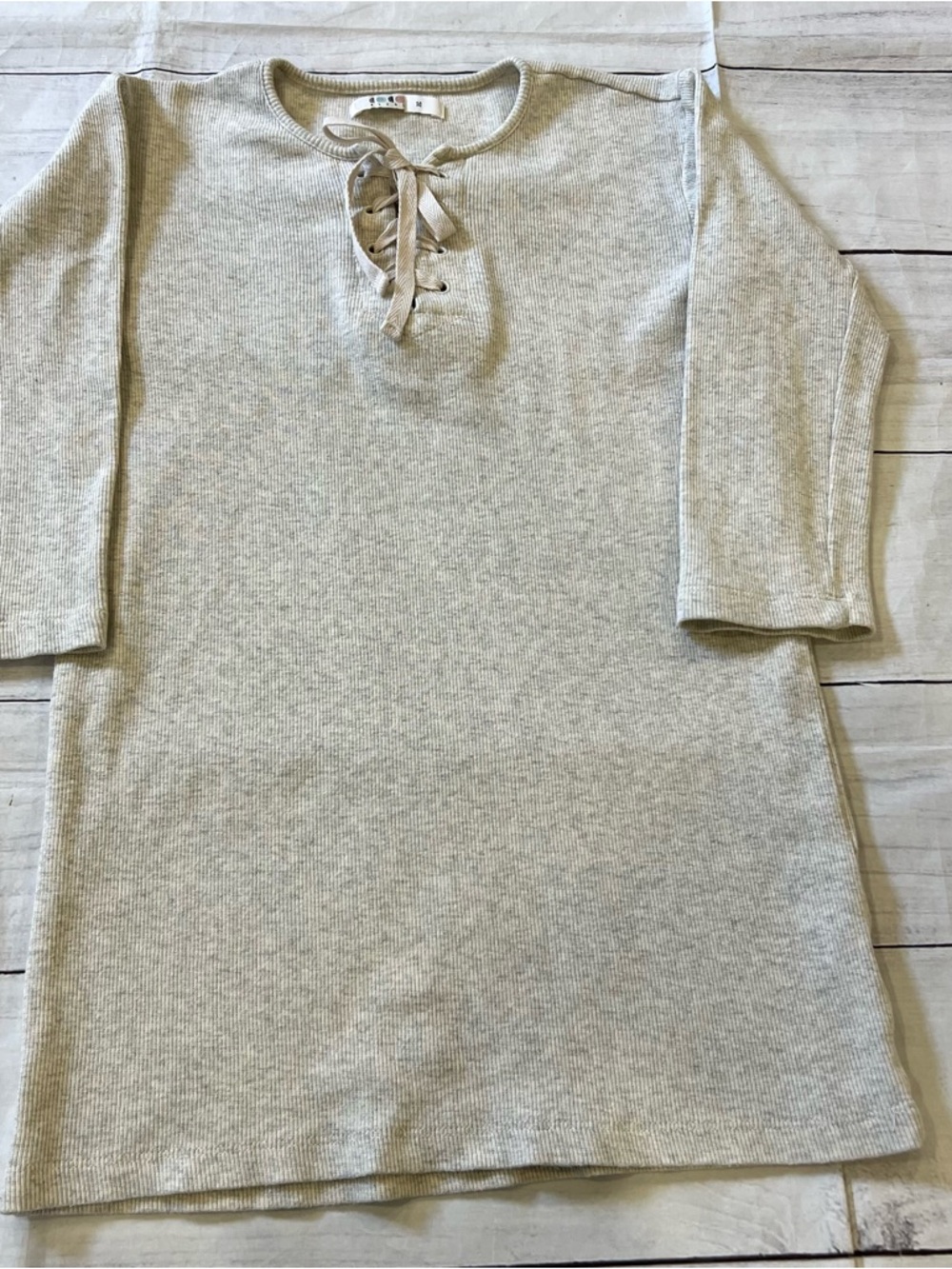 Coco Blanc Ribbed Tee - Picture 6 of 8